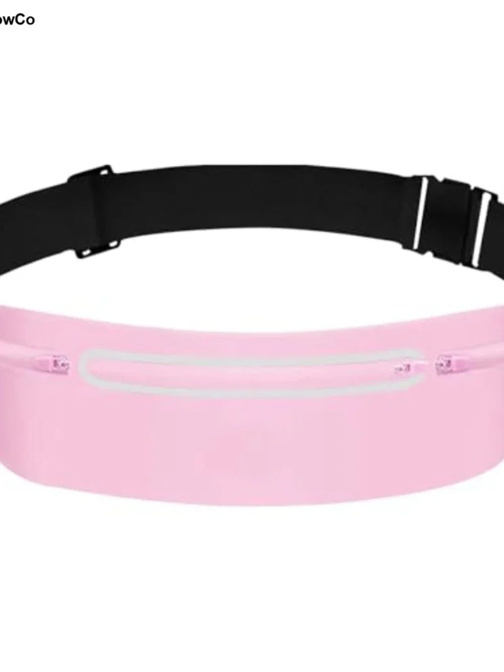 Waterproof Fanny Pack with 3 Zippered Pockets, Adjustable Running Belt Waist